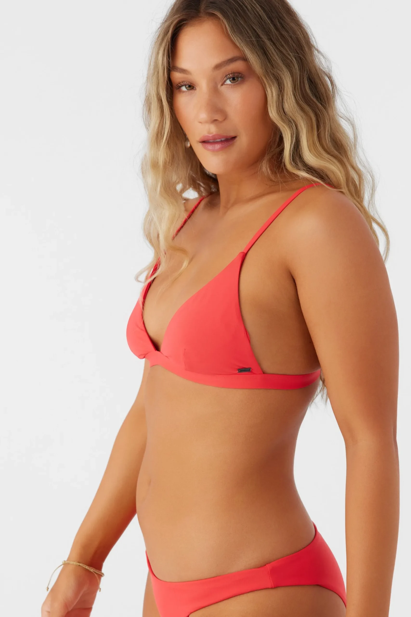 SALTWATER SOLIDS SEASIDE TRIANGLE TOP