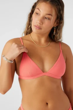 SALTWATER SOLIDS SEASIDE TRIANGLE TOP
