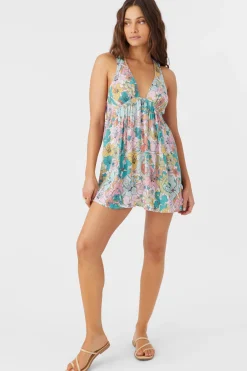 SARAH JANIS FLORAL COVER-UP TUNIC