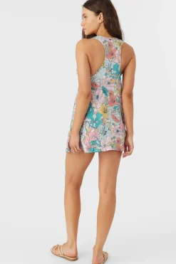 SARAH JANIS FLORAL COVER-UP TUNIC