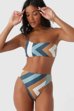SOLI GEO SEAL BEACH ONE SHOULDER TOP