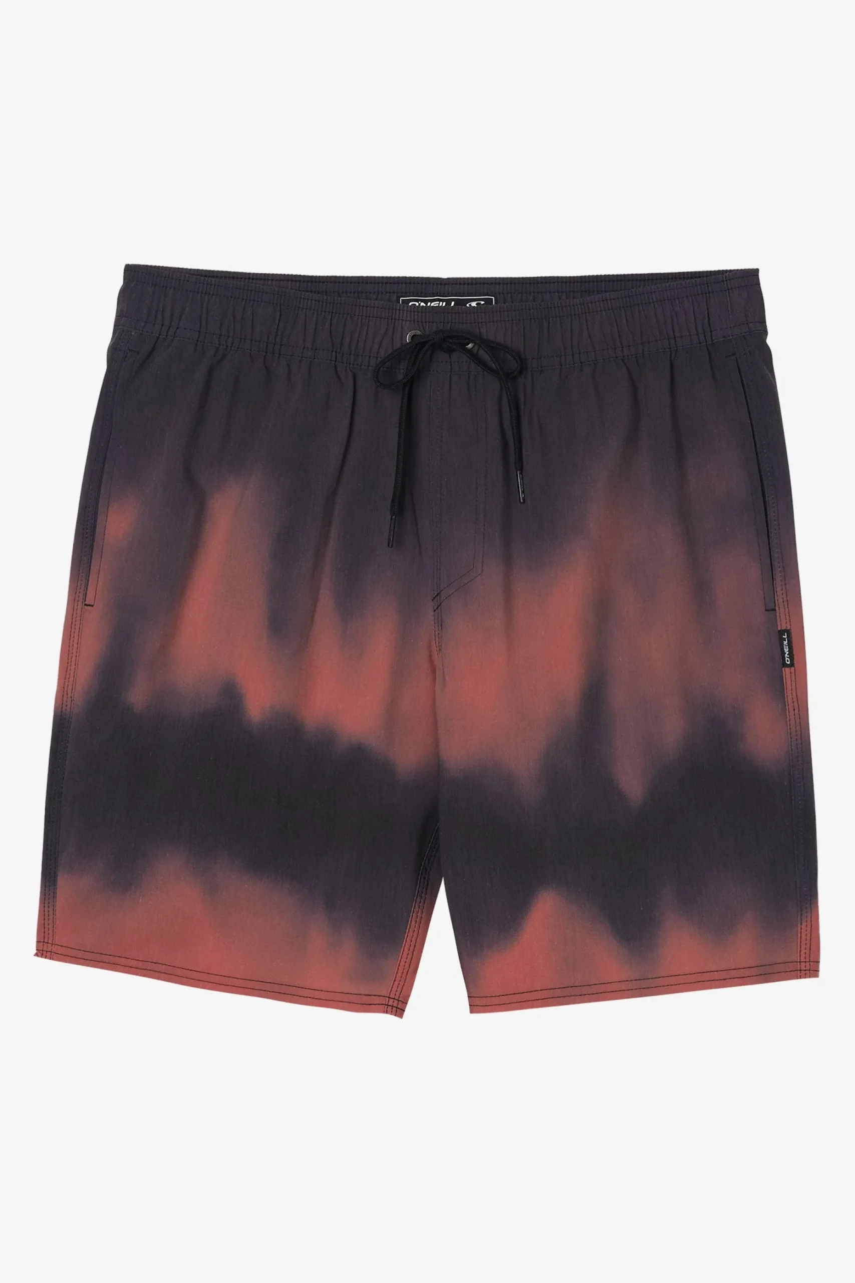 STOCKTON PRINT ELASTIC WAIST 18" HYBRID SHORTS