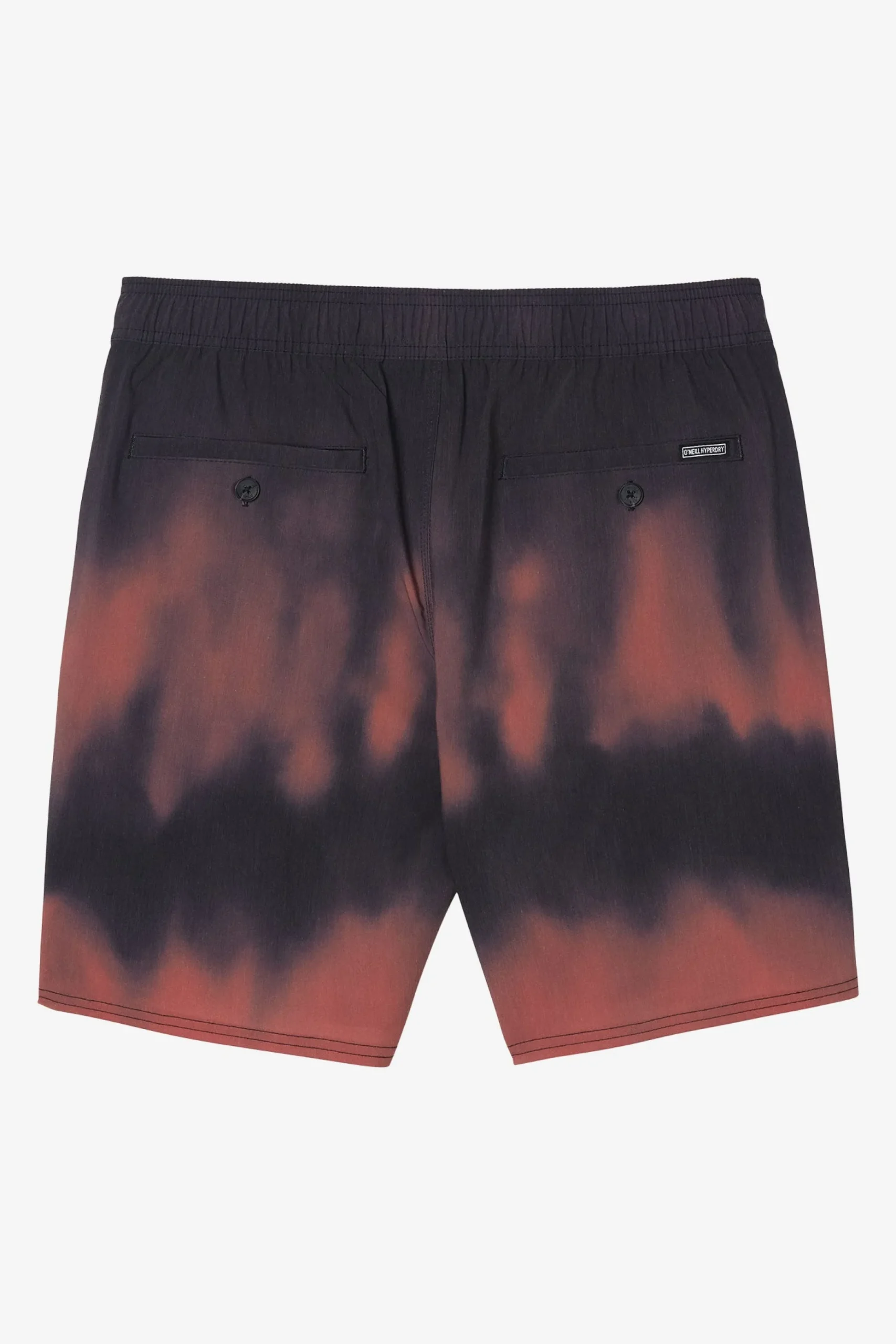 STOCKTON PRINT ELASTIC WAIST 18" HYBRID SHORTS