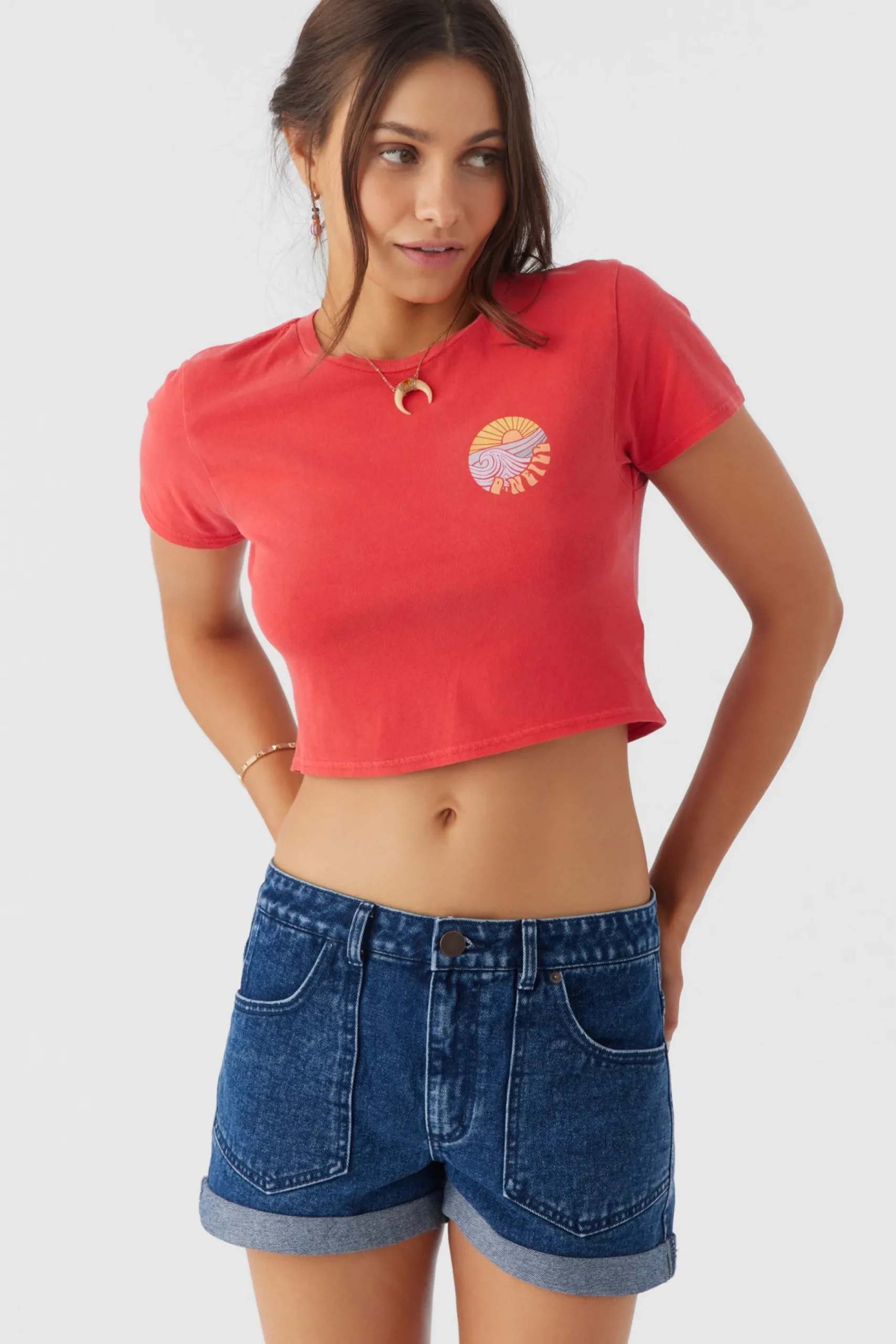 SUNSET SHORE TEE
