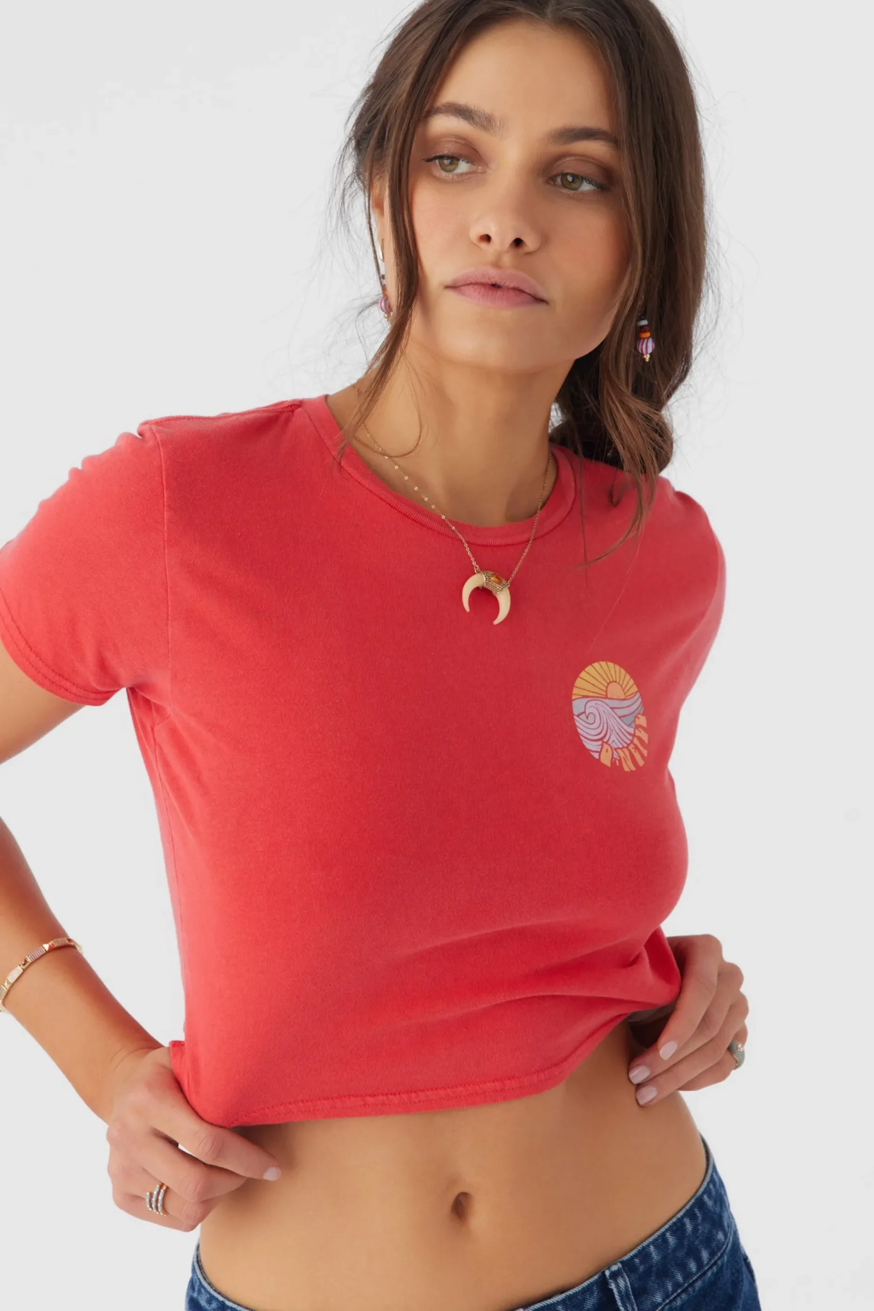 SUNSET SHORE TEE