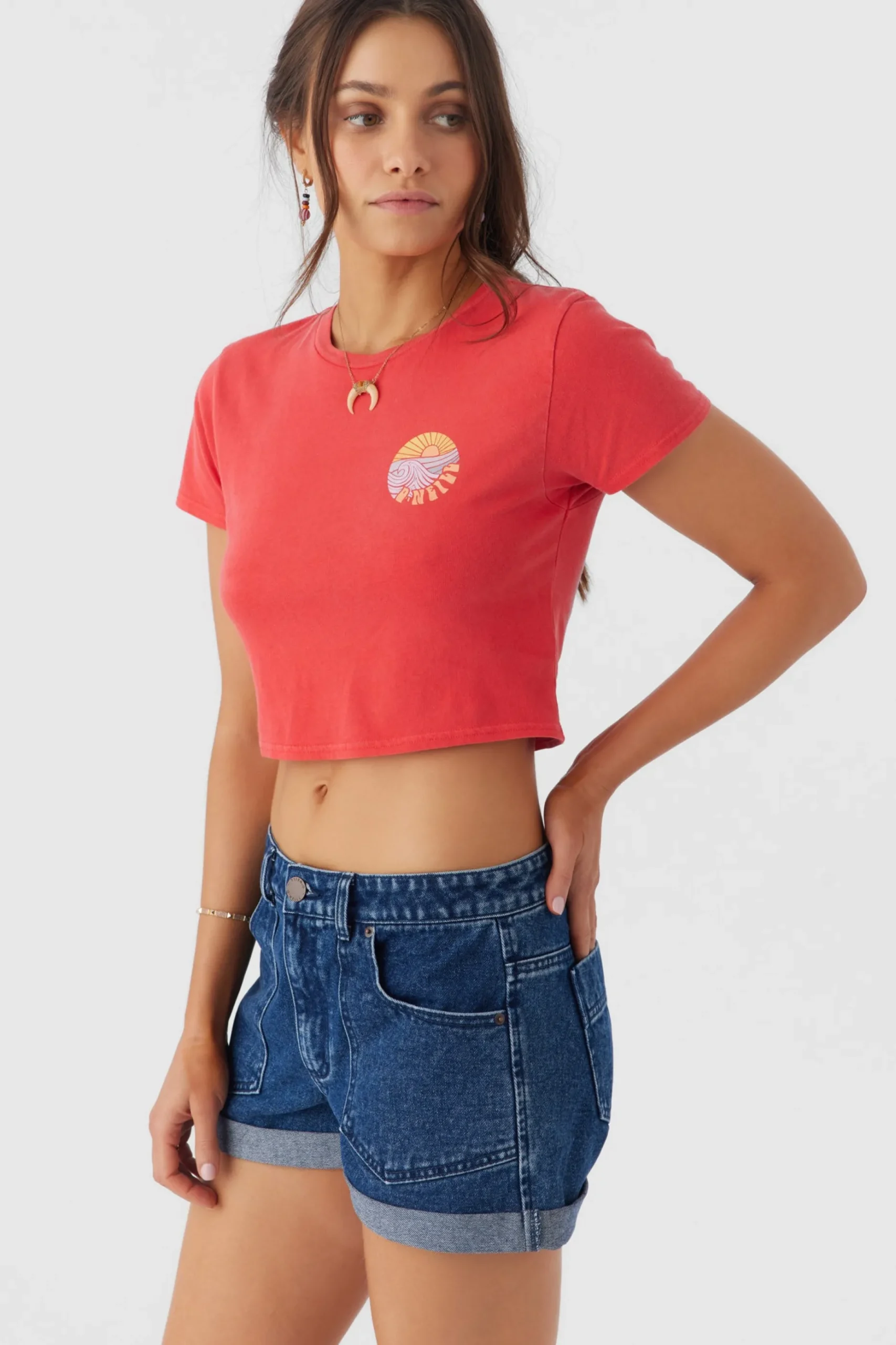 SUNSET SHORE TEE