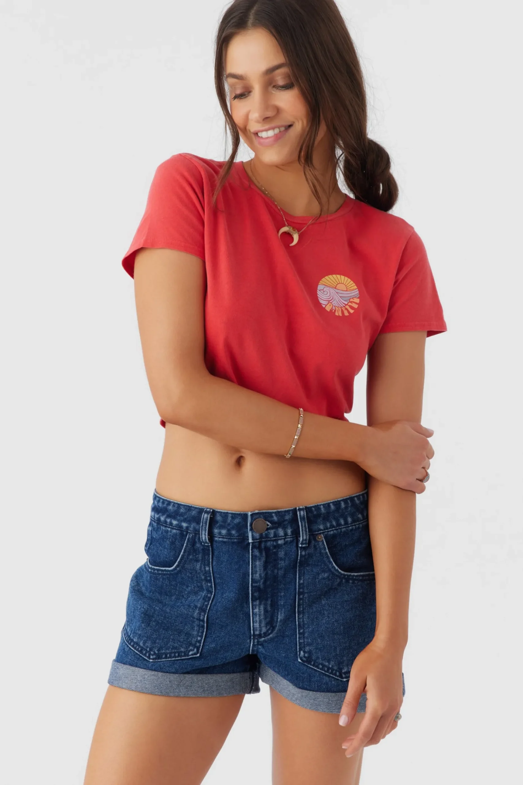 SUNSET SHORE TEE