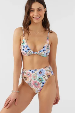 TALITHA FLORAL LONG BEACH HIGH WAIST CHEEKY BOTTOMS