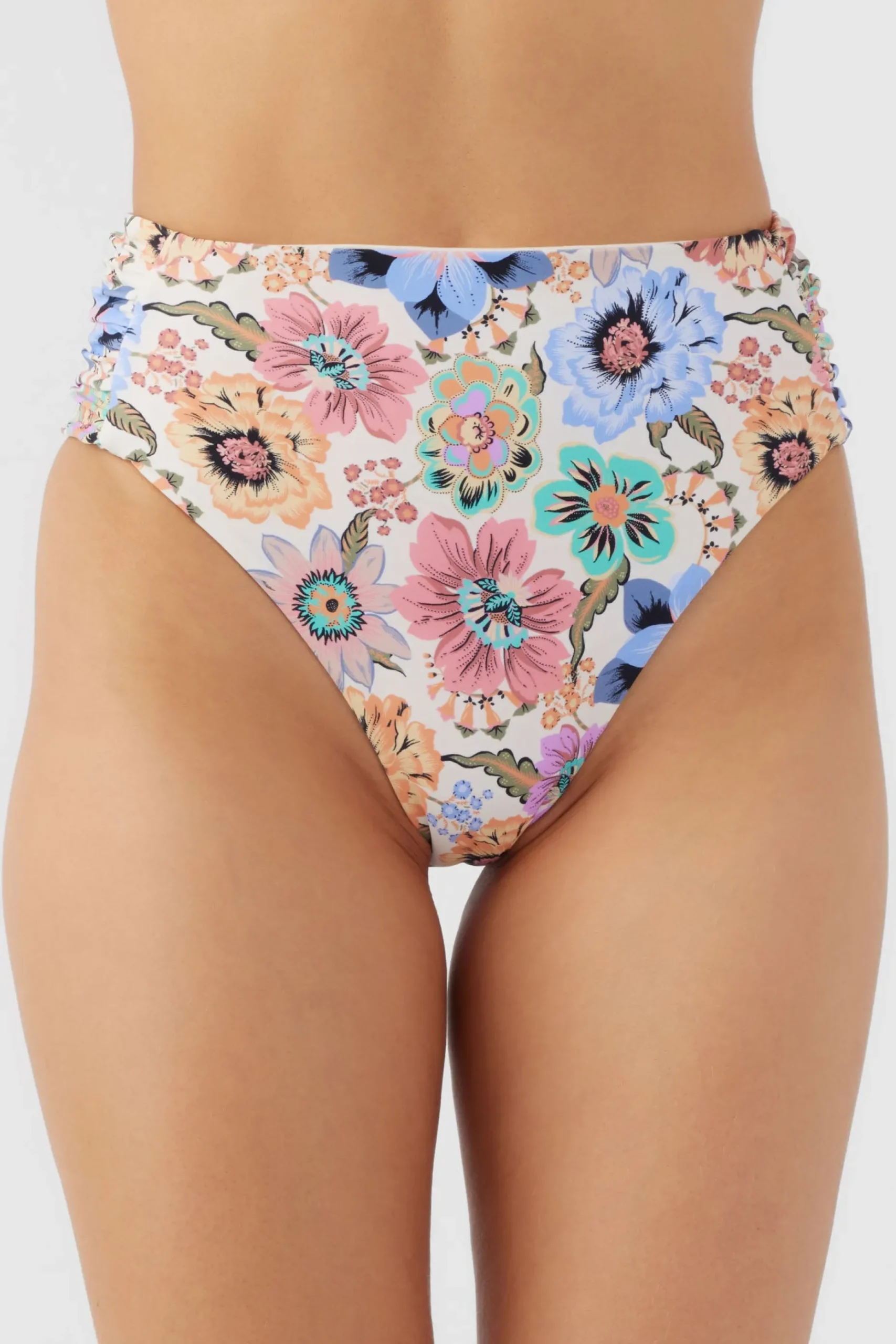 TALITHA FLORAL LONG BEACH HIGH WAIST CHEEKY BOTTOMS
