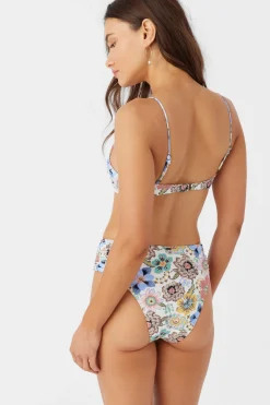 TALITHA FLORAL LONG BEACH HIGH WAIST CHEEKY BOTTOMS