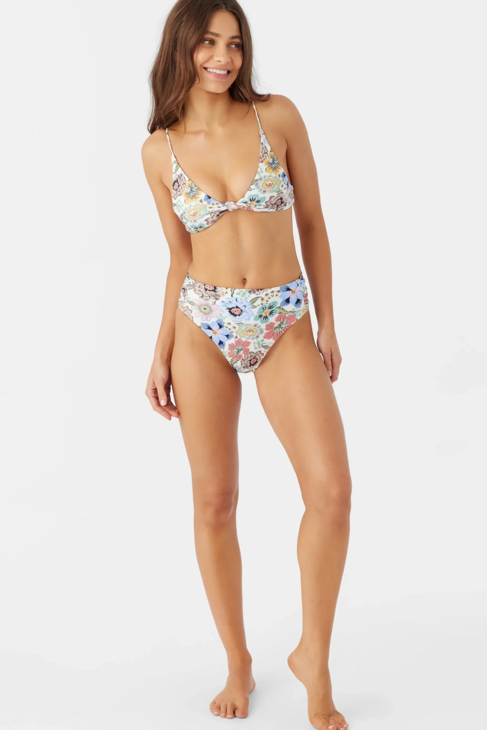 TALITHA FLORAL PISMO TALL TRI BRALETTE TOP