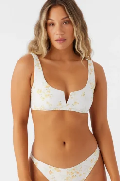 TATIANNA FLORAL POPOYO V-WIRE BRALETTE TOP