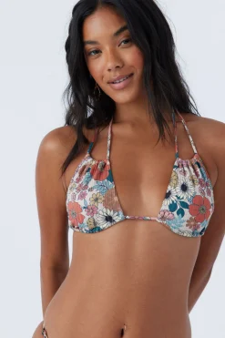TENLEY FLORAL VENTURA MULTI-WAY HALTER TOP