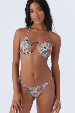 TENLEY FLORAL VENTURA MULTI-WAY HALTER TOP