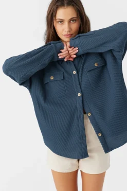 TOUR WAFFLE KNIT OVERSIZED FIT SHACKET