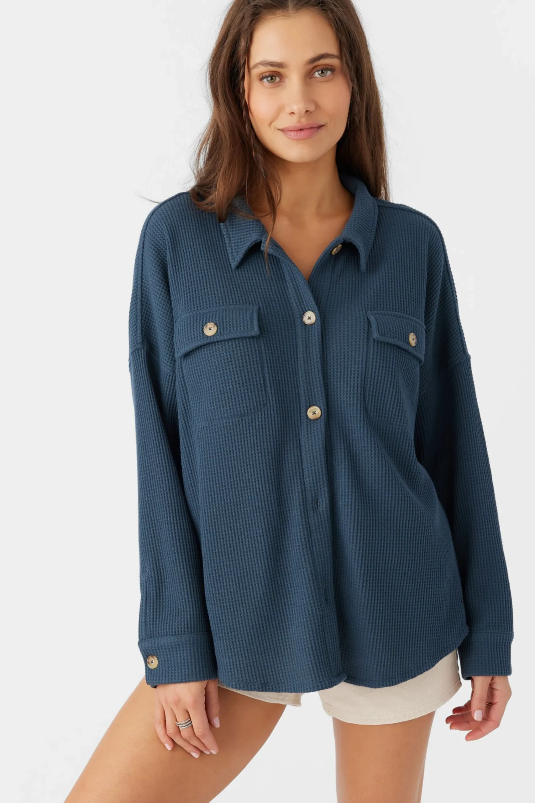 TOUR WAFFLE KNIT OVERSIZED FIT SHACKET