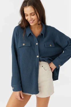 TOUR WAFFLE KNIT OVERSIZED FIT SHACKET