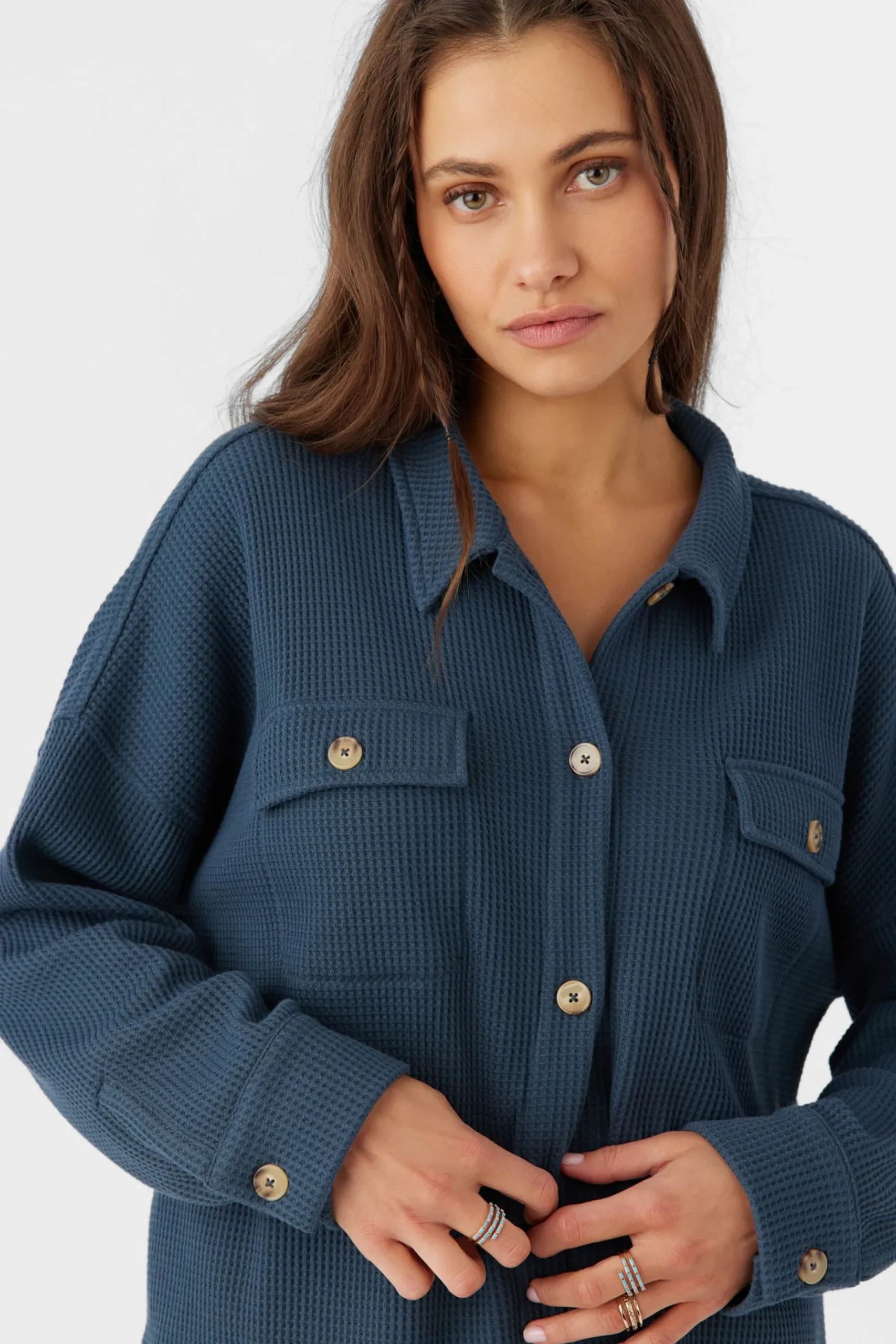 TOUR WAFFLE KNIT OVERSIZED FIT SHACKET