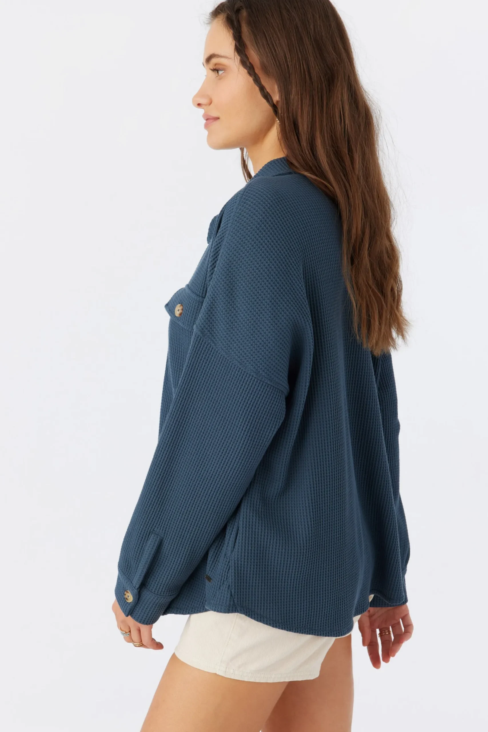 TOUR WAFFLE KNIT OVERSIZED FIT SHACKET