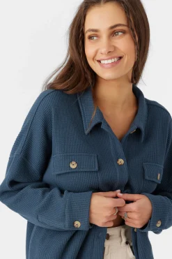 TOUR WAFFLE KNIT OVERSIZED FIT SHACKET