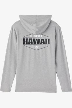TRVLR UPF HOODED HAWAII LONG SLEEVE PULLOVER