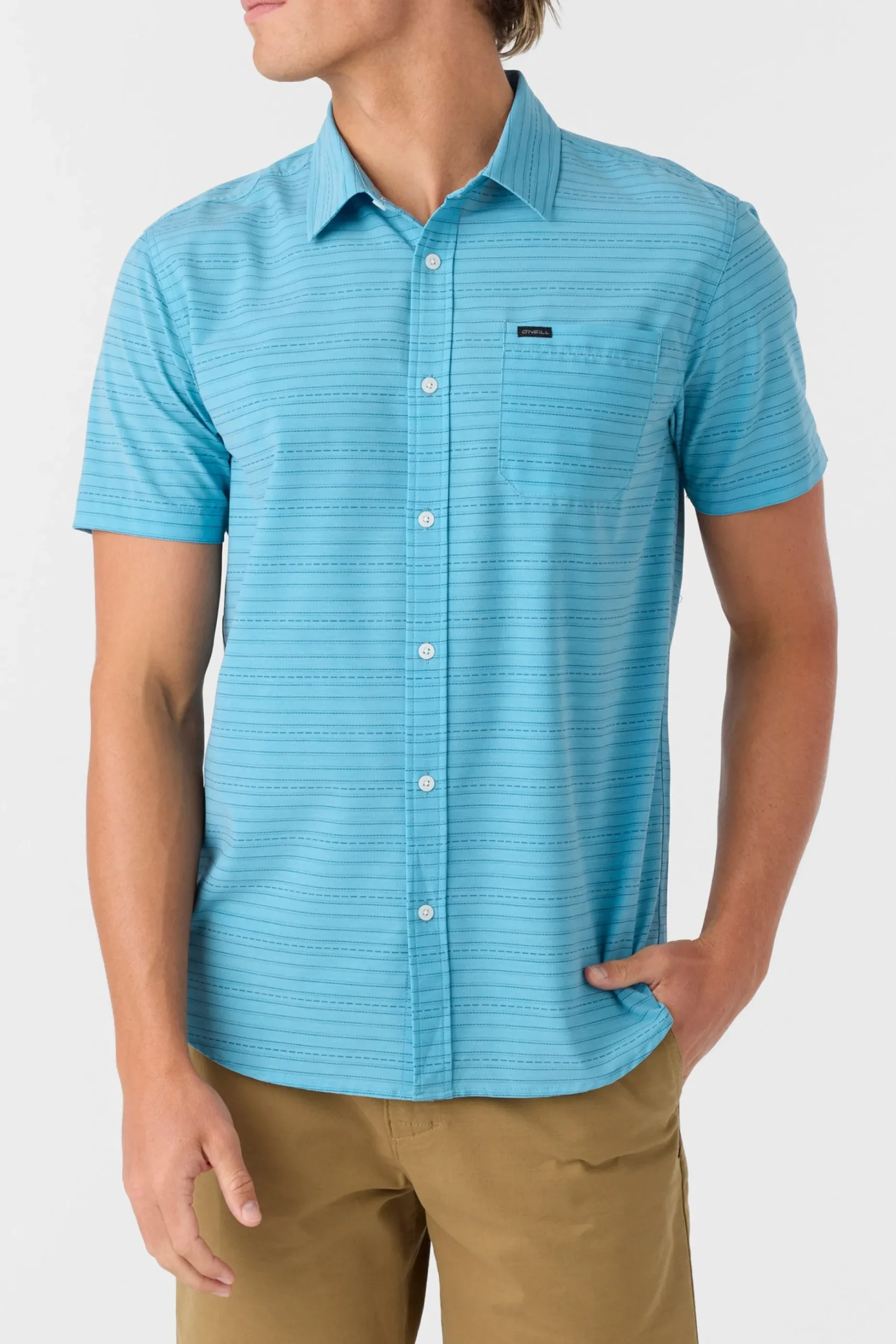 TRVLR UPF TRAVERSE STRIPE STANDARD FIT SHIRT