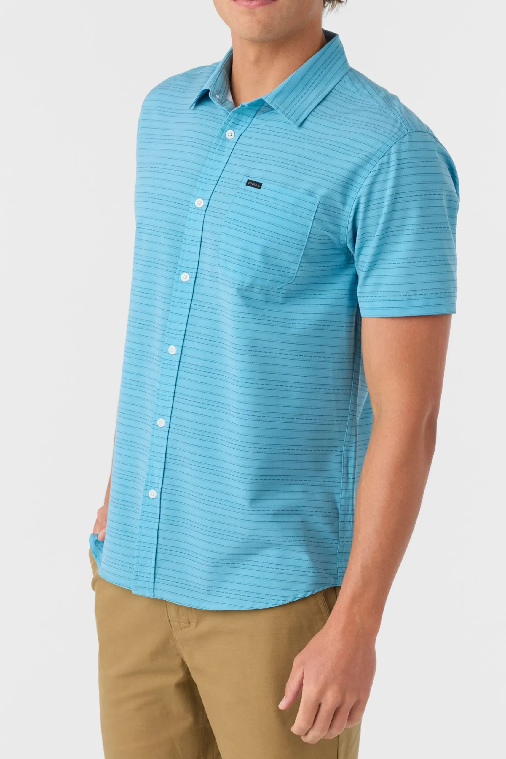 TRVLR UPF TRAVERSE STRIPE STANDARD FIT SHIRT