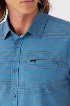 TRVLR UPF TRAVERSE STRIPE STANDARD FIT SHIRT