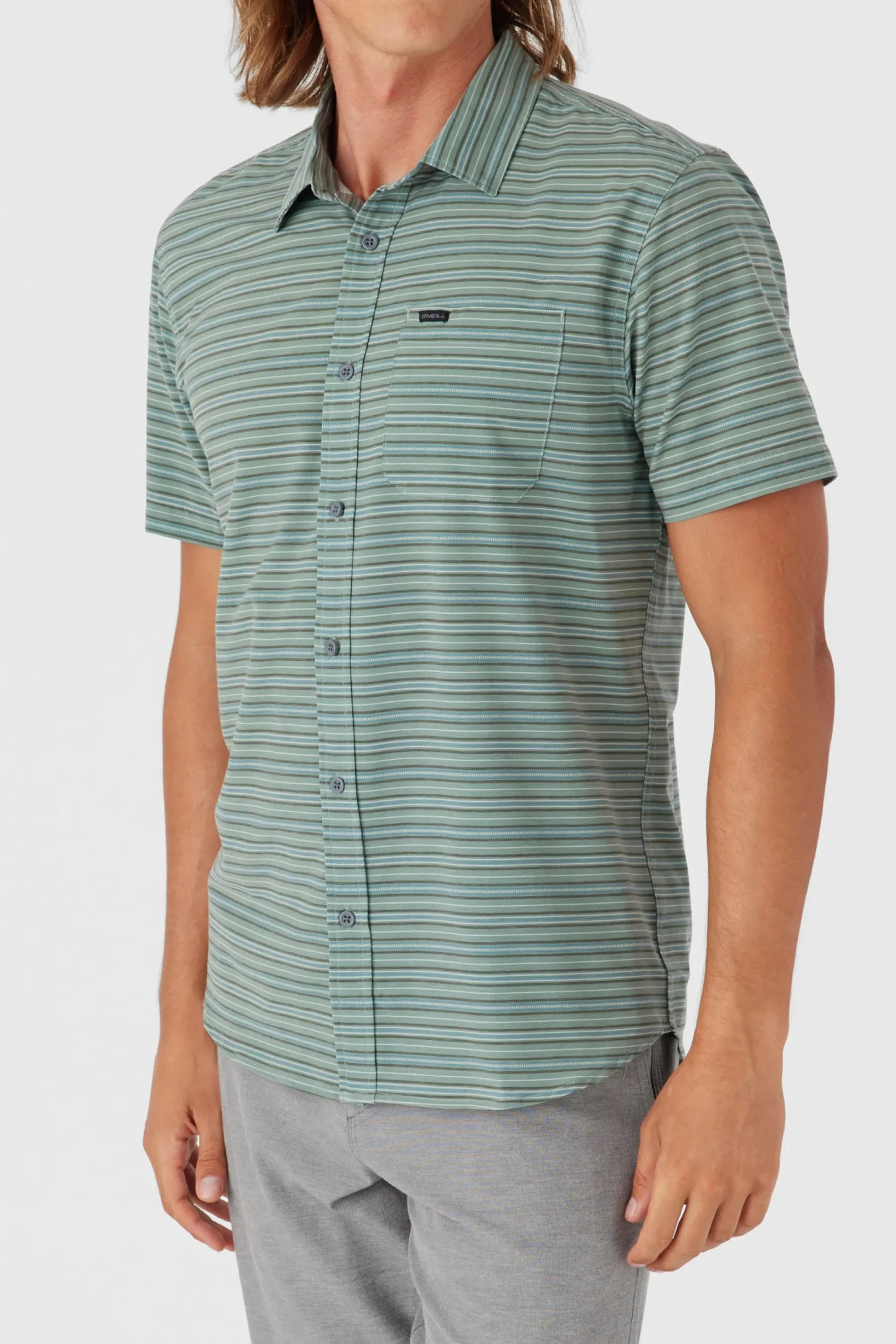 TRVLR UPF TRAVERSE STRIPE STANDARD FIT SHIRT