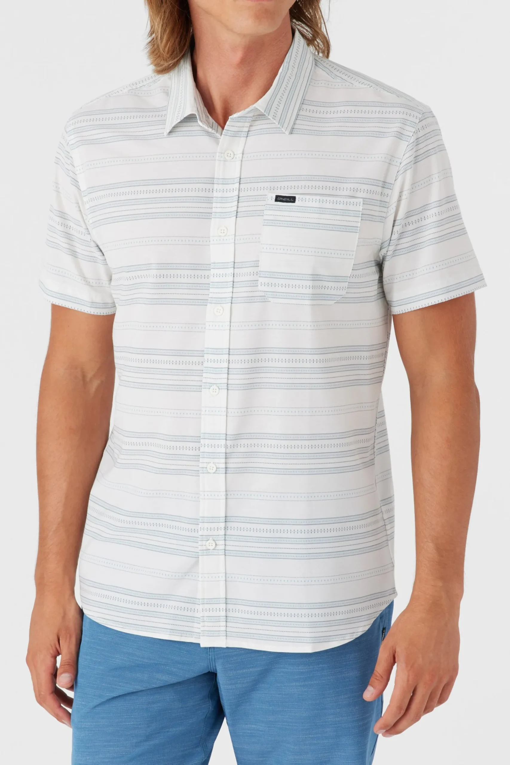 TRVLR UPF TRAVERSE STRIPE STANDARD FIT SHIRT