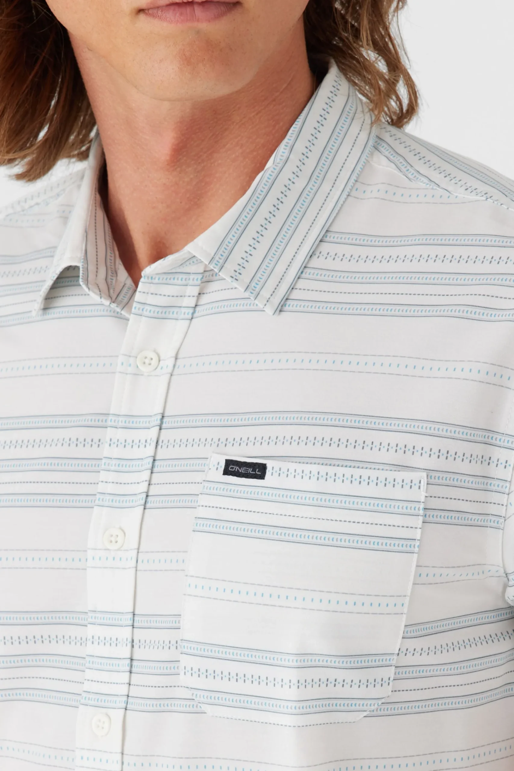 TRVLR UPF TRAVERSE STRIPE STANDARD FIT SHIRT