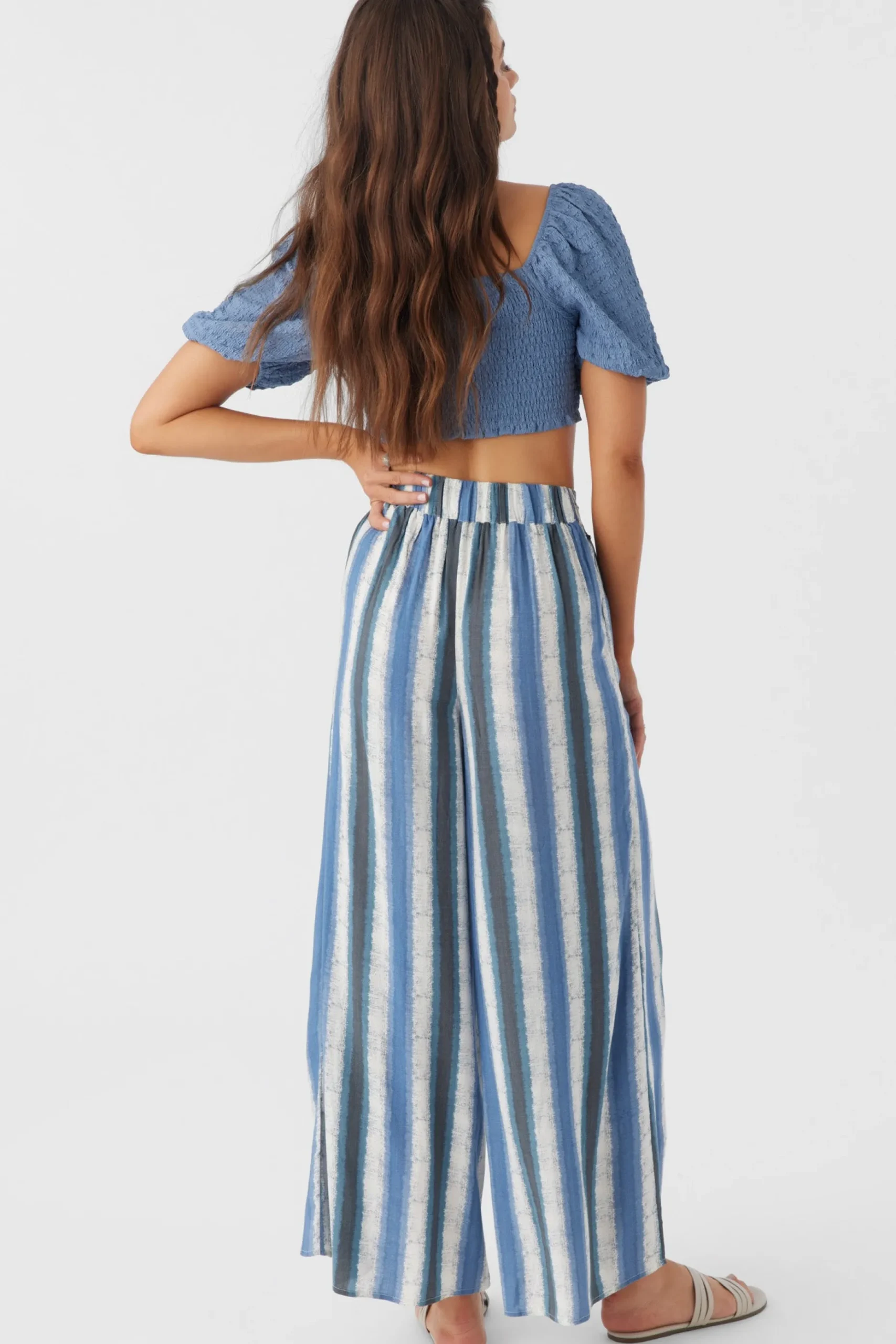 TYMEA FADED STRIPE FLY AWAY BEACH PANTS