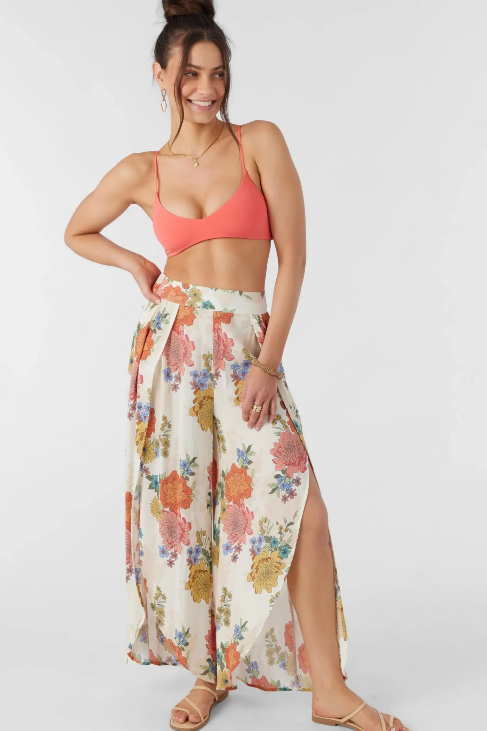 TYMEA KALI FLORAL FLY AWAY BEACH PANTS