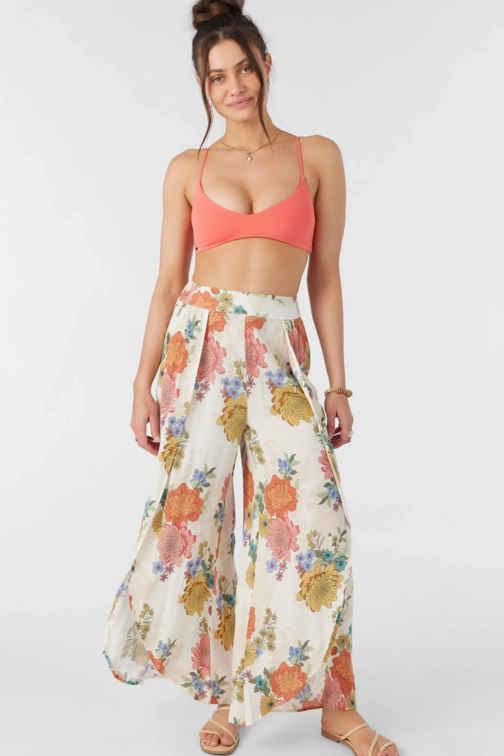 TYMEA KALI FLORAL FLY AWAY BEACH PANTS