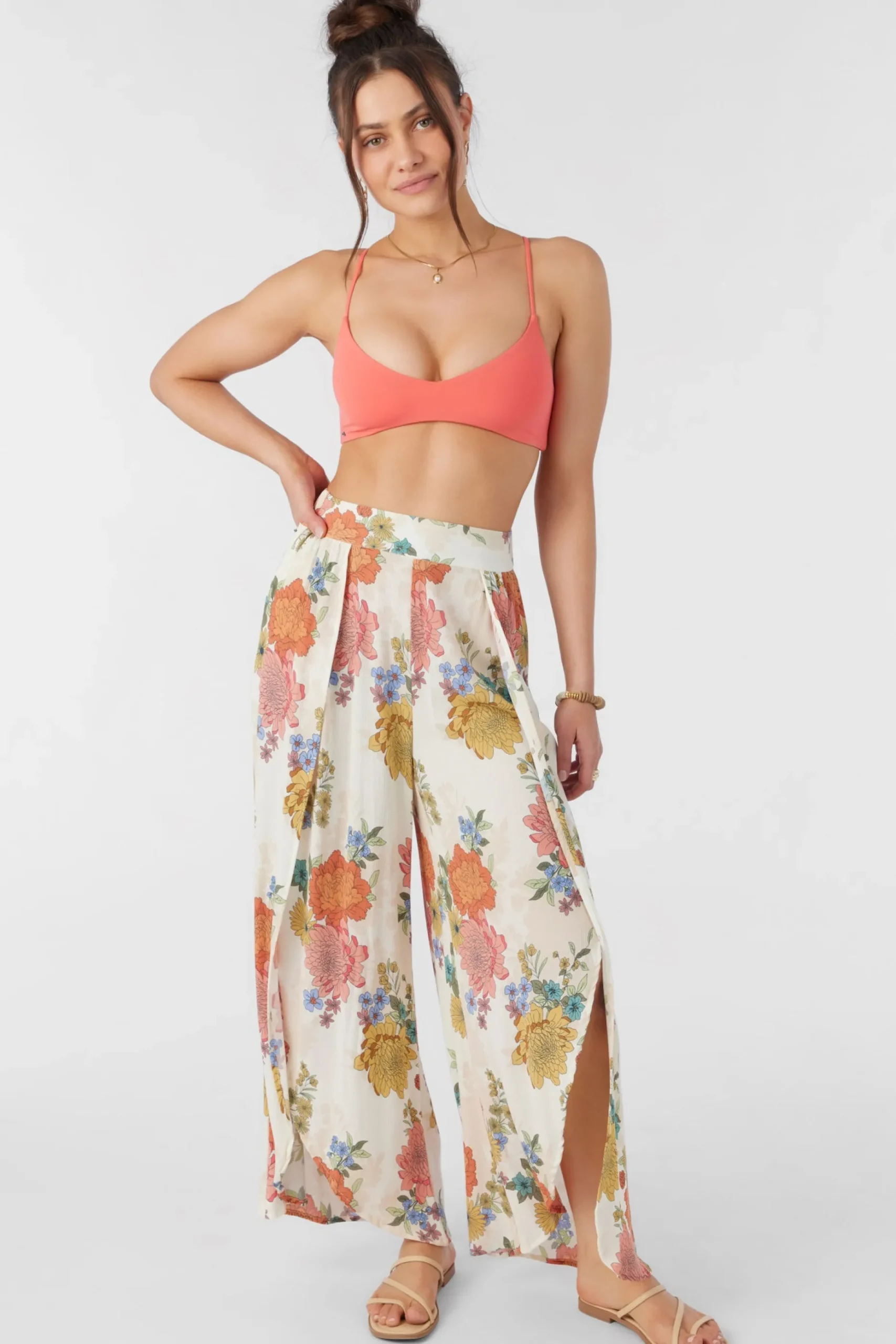 TYMEA KALI FLORAL FLY AWAY BEACH PANTS