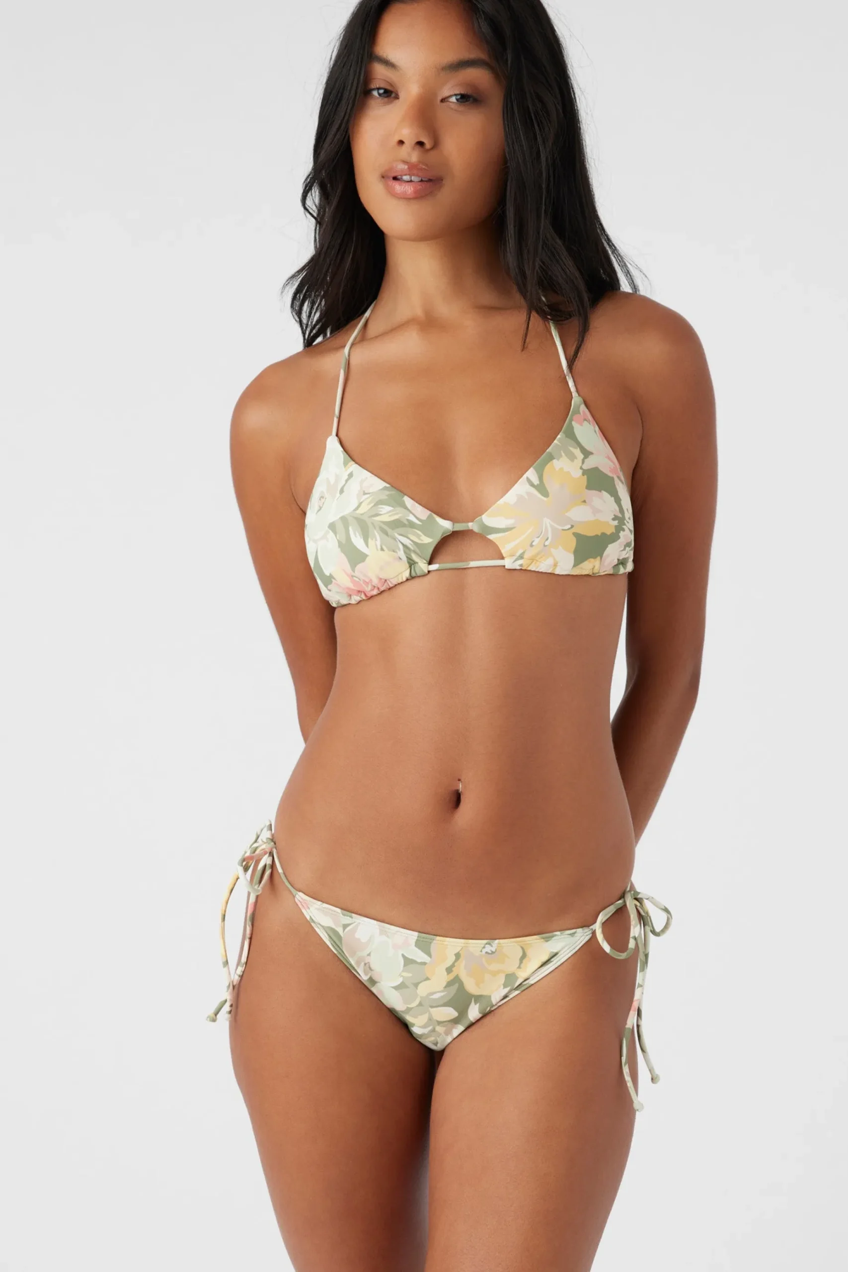 VEDA TROPICAL MADRID CUTOUT BRALETTE TOP