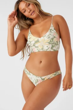 VEDA TROPICAL MIDDLES LONGLINE BRALETTE TOP