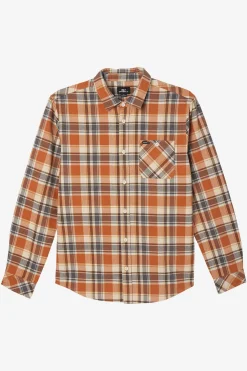 WINSLOW PLAID FLANNEL LONG SLEEVE SHIRT
