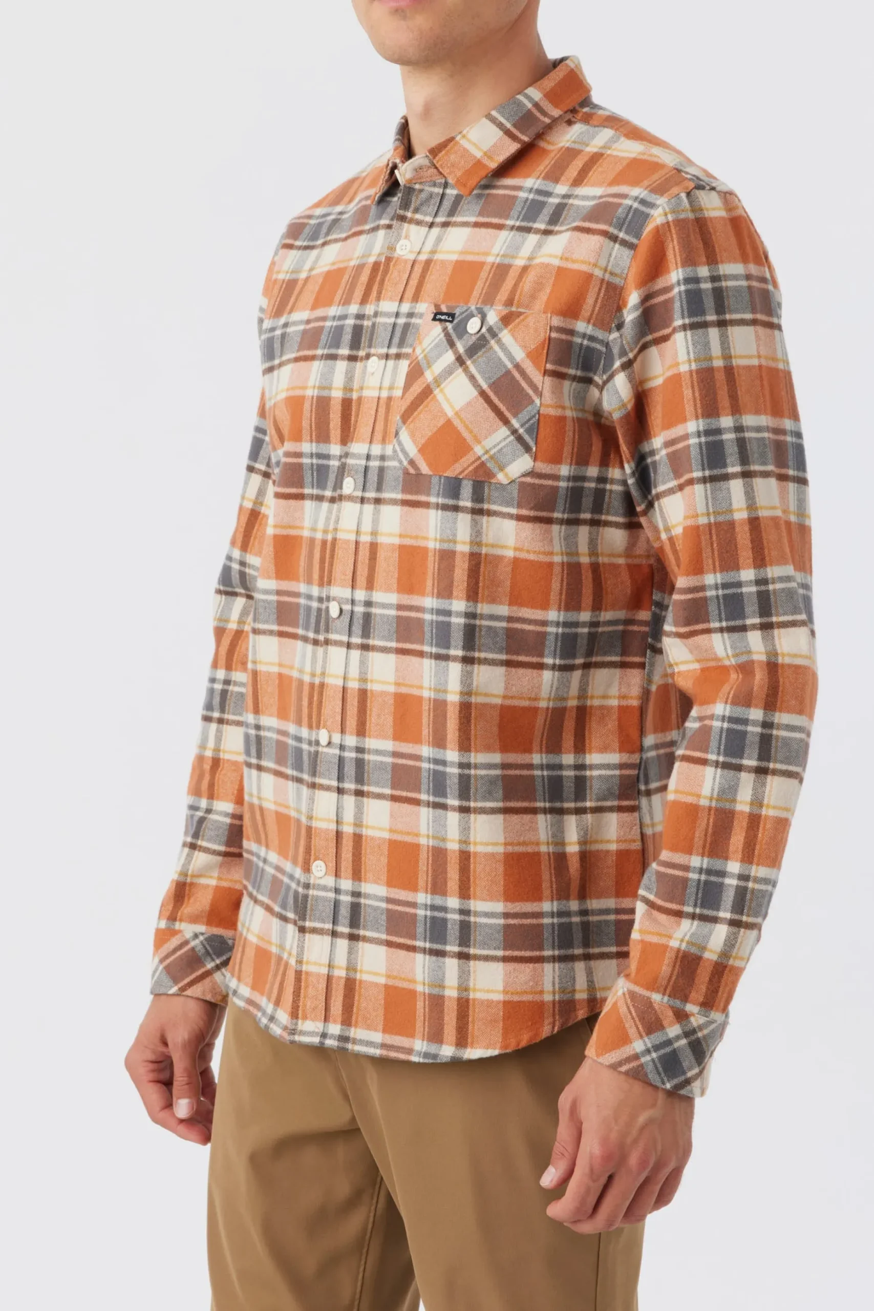 WINSLOW PLAID FLANNEL LONG SLEEVE SHIRT