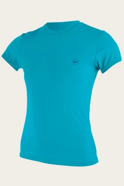 WOMEN'S BASIC 30+ S/S SUN SHIRT