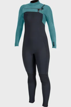 WOMEN'S BLUEPRINT 3/2MM+ CHEST ZIP FULL WETSUIT