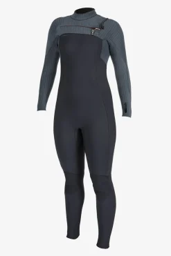 WOMEN'S BLUEPRINT 4/3MM+ CHEST ZIP FULL WETSUIT