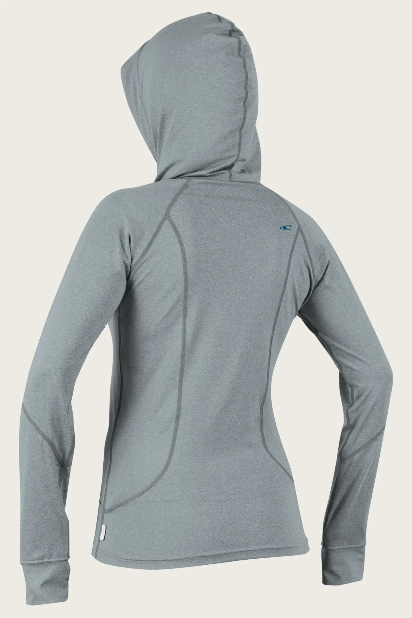 WOMEN'S HYBRID L/S FULL ZIP SUN HOODIE