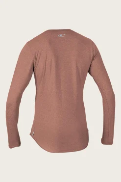 WOMEN'S HYBRID L/S V-NECK SUN SHIRT