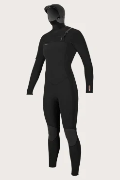 WOMEN'S HYPERFREAK 5/4MM CHEST ZIP FULL WETSUIT W/ HOOD