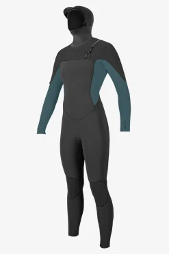 WOMEN'S HYPERFREAK 5/4+MM CHEST ZIP FULL WETSUIT W/ HOOD