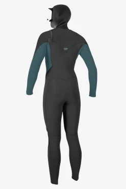 WOMEN'S HYPERFREAK 5/4+MM CHEST ZIP FULL WETSUIT W/ HOOD