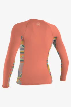 WOMEN'S PRINT L/S RASH GUARD