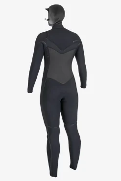 WOMEN'S PSYCHO TECH 5/4+MM CHEST ZIP FULL WETSUIT W/ HOOD