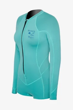WOMEN'S WOTW 2/1MM FRONT ZIP L/S SURF SUIT